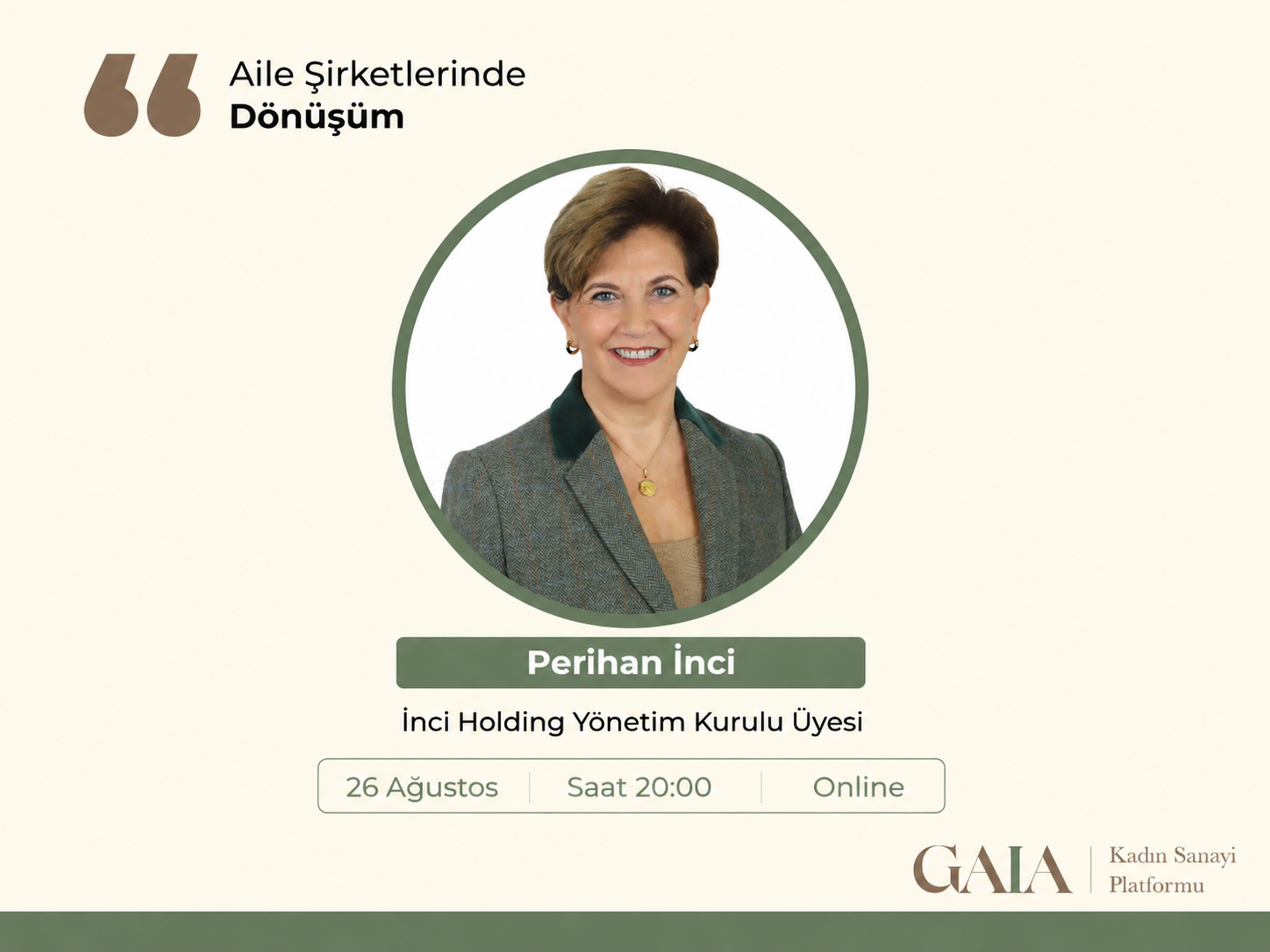 GAIA Liderlik Buluşmaları: “Aile Şirketlerinde Dönüşüm”